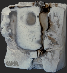 Broken PLA Mold grey bg by Cosmo Wenman