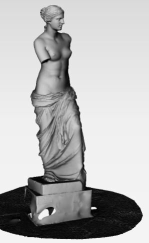 Venus de Milo, solid view, captured at the Skulpturhalle Basel by Cosmo Wenman